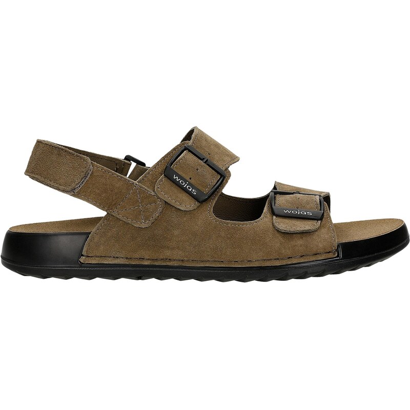 Wojas Béžové Pánské Sandály Z Nubuku Z Kolekce Comfort