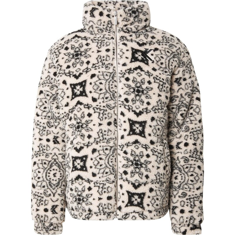Karl Kani Fleecová mikina černá / offwhite
