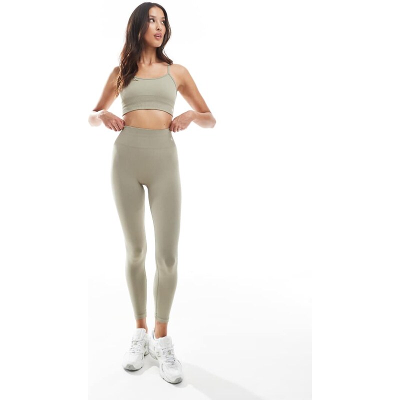 4th & Reckless seamless sculpting active high waisted leggings co-ord 109564577