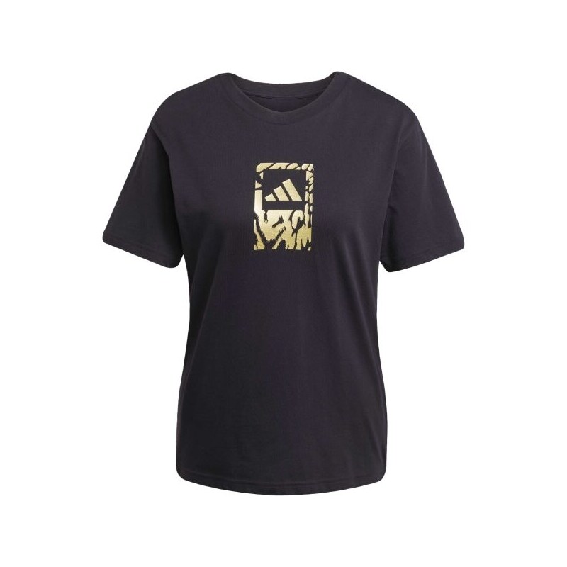 adidas TECH METALLIC TEE 2 W Dámské tričko