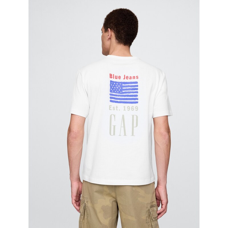 GAP Tričko s logem Americana - Pánské