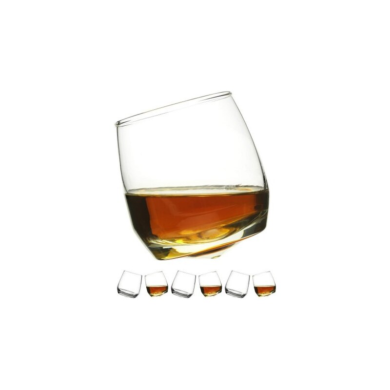 Houpací sklenice SAGAFORM Rocking Whiskey, 6ks Sagaform NA-1090481