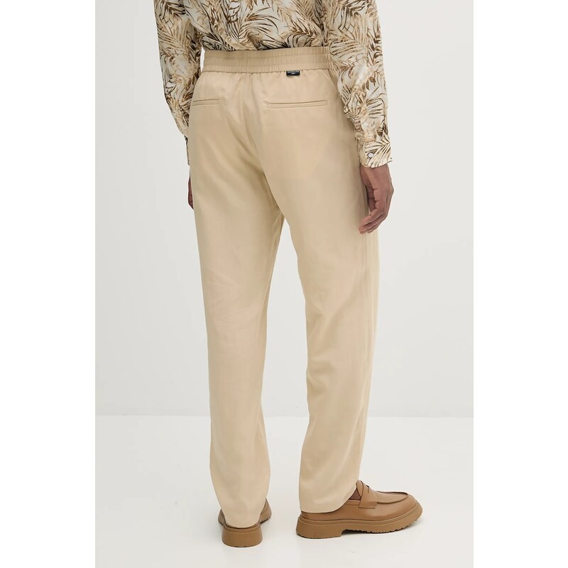 Kalhoty s příměsí lnu Marciano by Guess DANIEL