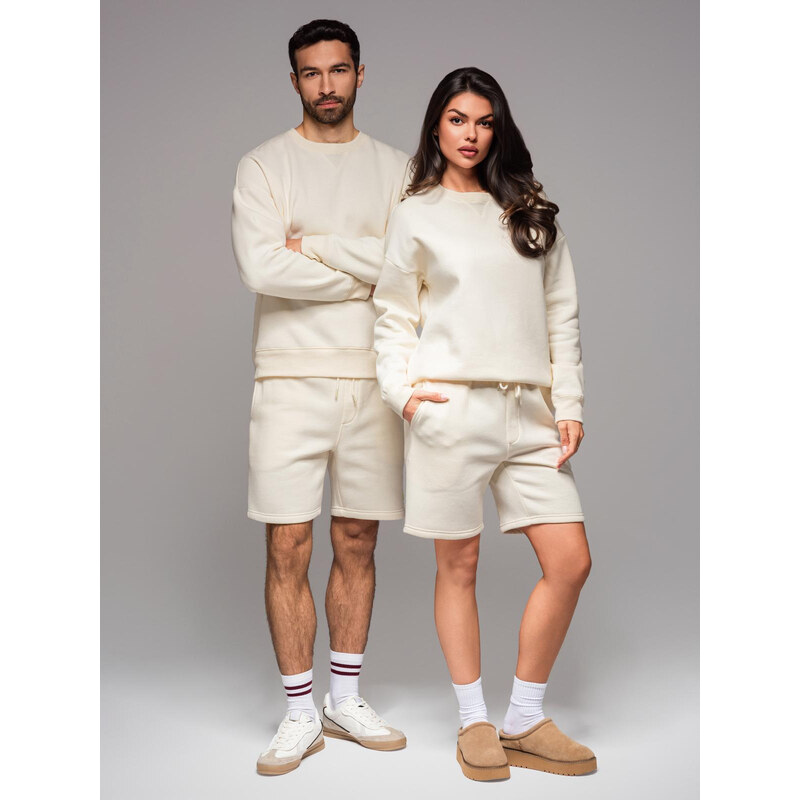 Ombre UNISEX sweatshirt + shorts set