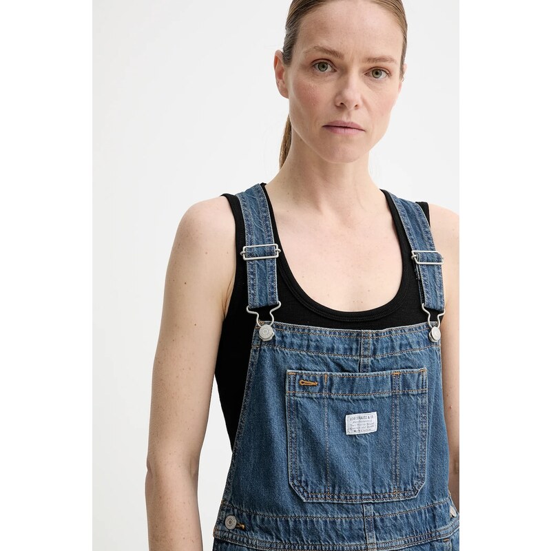 Džínové lacláče Levi's UTILITY SHORTALL
