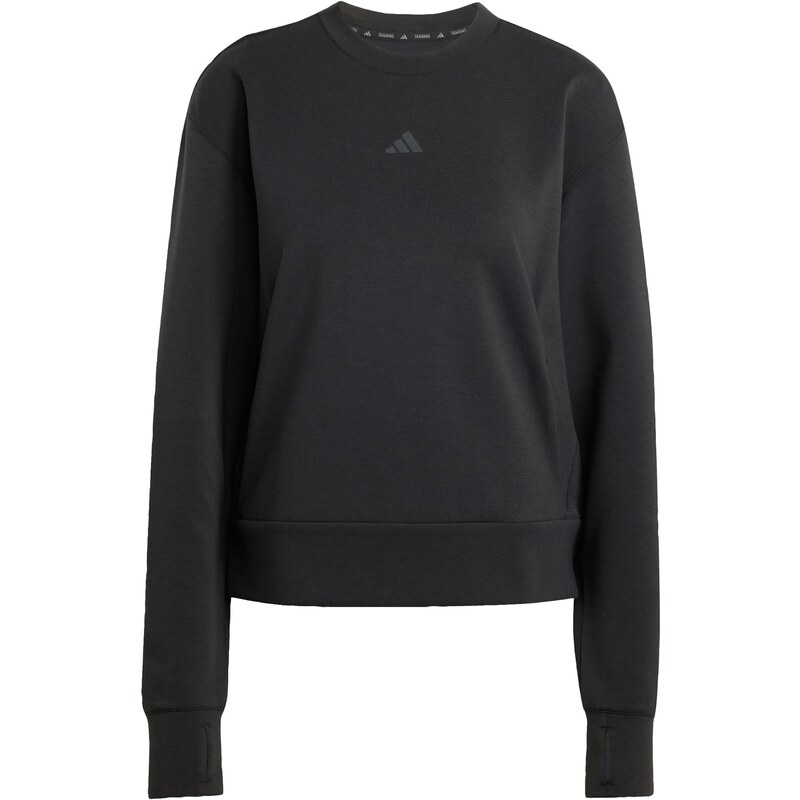 ADIDAS PERFORMANCE Sportovní mikina D4T tmavě šedá / černá