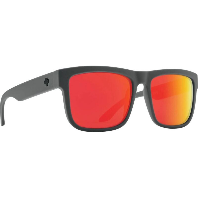 BRÝLE SPY Discord Soft Matte Dark Gray - - červená