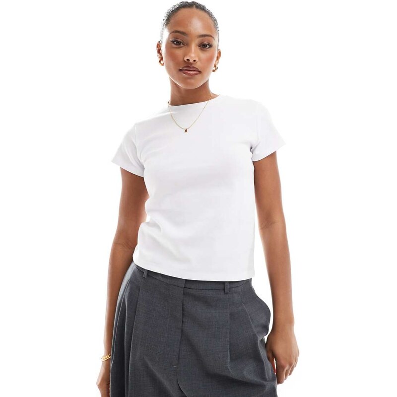 Cotton On 90s baby tee in white 112397285