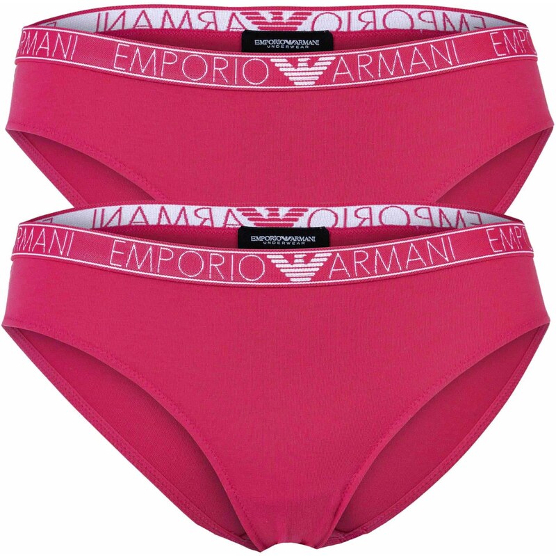 Emporio Armani Kalhotky pink / bílá