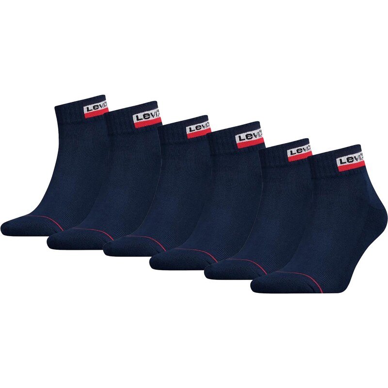 LEVIS  Ponožky námořnická modř / červená / bílá