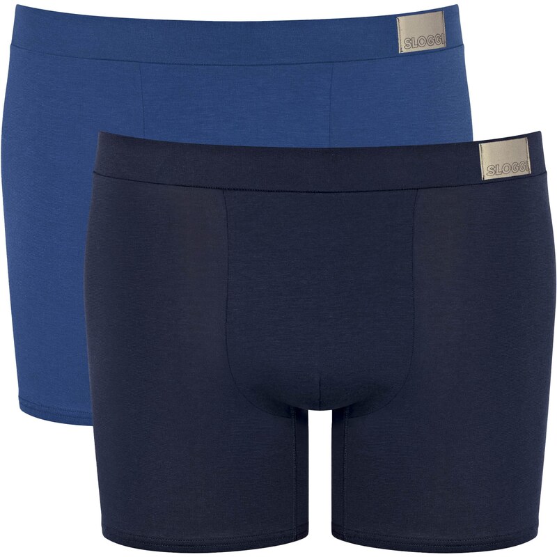 SLOGGI Boxerky modrá / námořnická modř