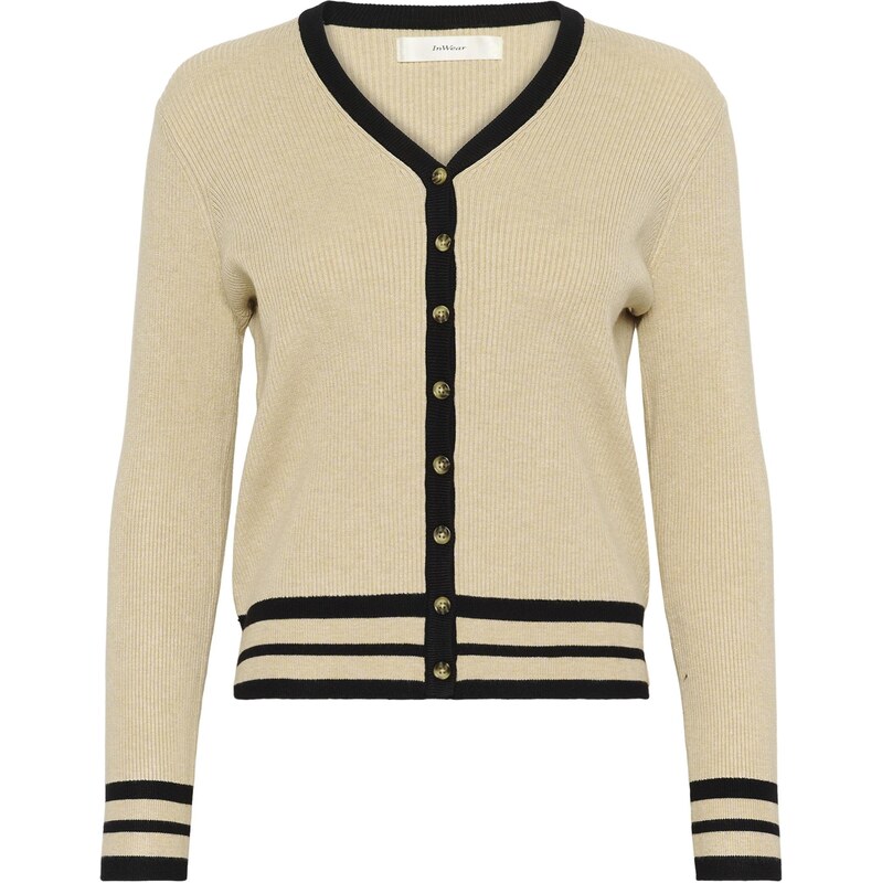 InWear Kardigan Leenah béžová / černá 106244489