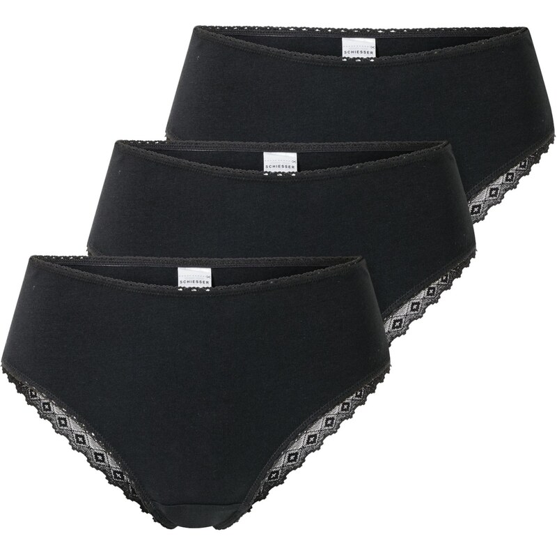 SCHIESSER Kalhotky Modern Multipacks černá
