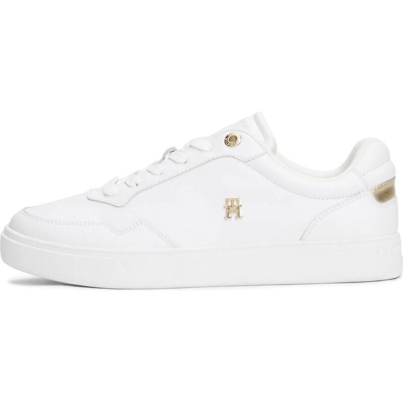 TOMMY HILFIGER Tenisky ESSENTIAL zlatá / bílá
