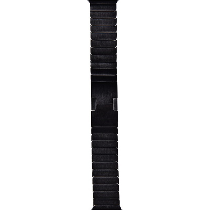 DEVIA řemínek pro Apple Watch 45mm / 44mm / 42mm - nerezový - černý; 106145685
