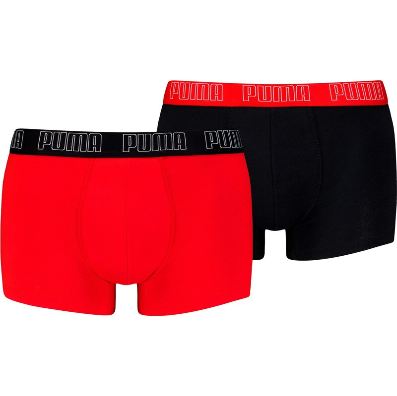 PUMA Boxerky červená / černá