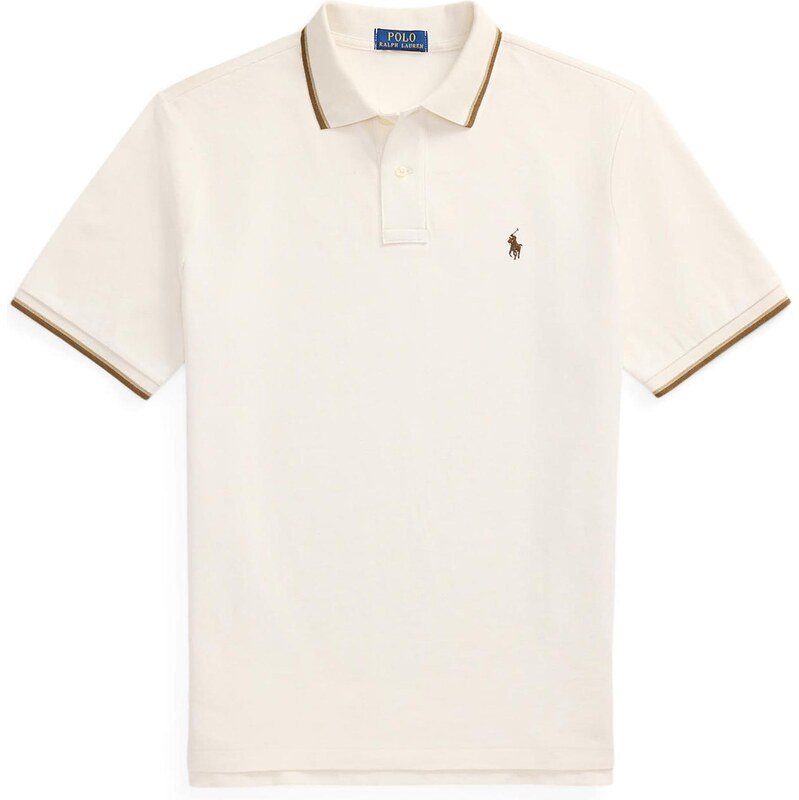 Polo Ralph Lauren Tričko béžová / krémová / hnědá