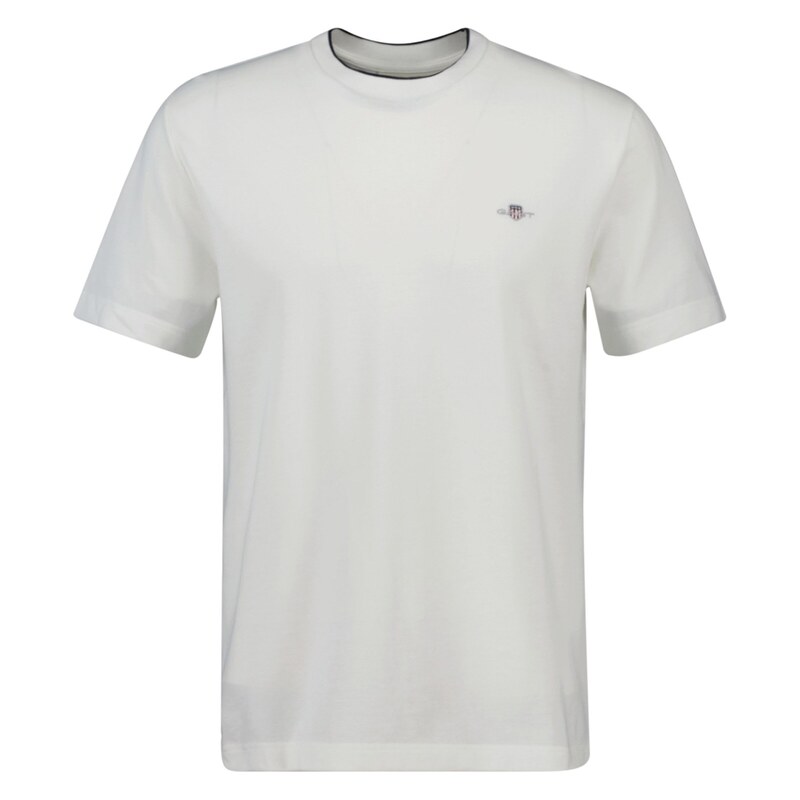 GANT Tričko námořnická modř / červená / offwhite