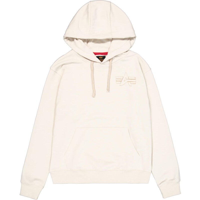 ALPHA INDUSTRIES Mikina oranžová / barva bílé vlny