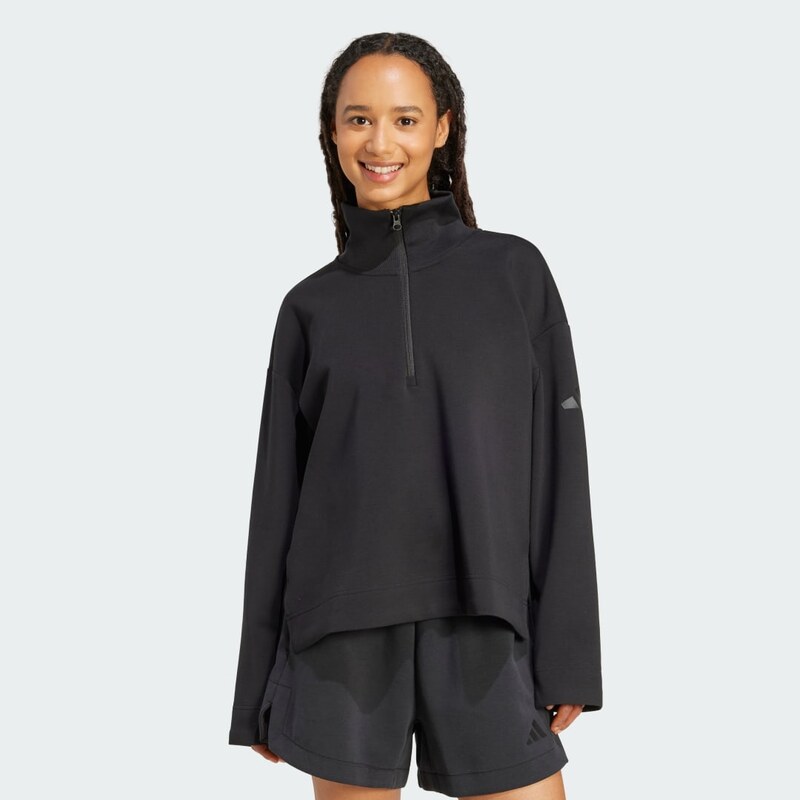 Adidas Mikina Soft Lux Quarter-Zip