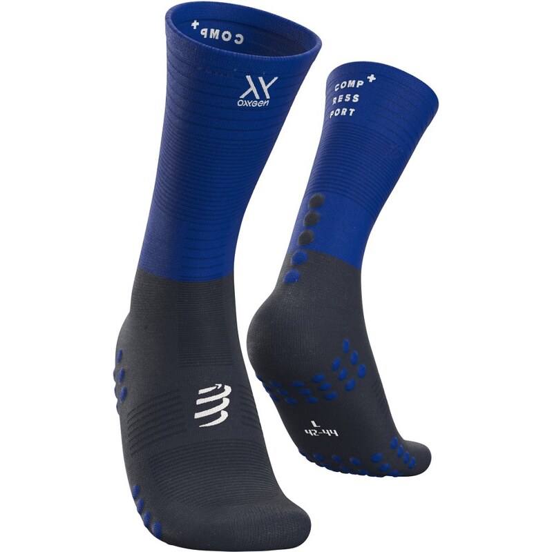 Compressport Mid Compression Socks blue/lolite