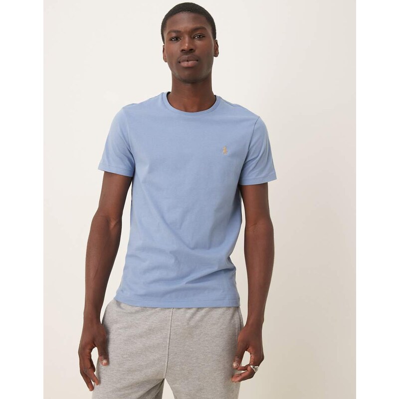 Polo Ralph Lauren icon logo t-shirt in light blue