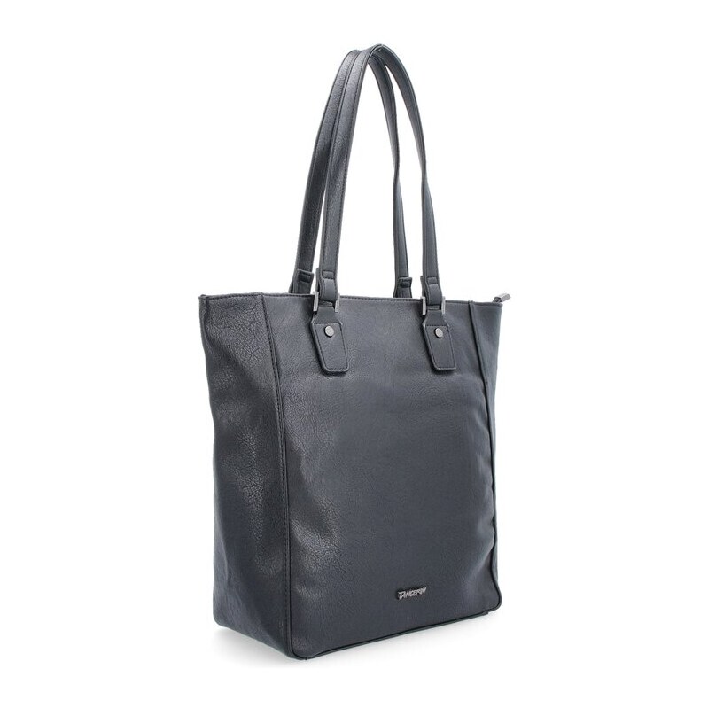Elegantní shopper kabelka na rameno Famito 8015 C černá 106154530