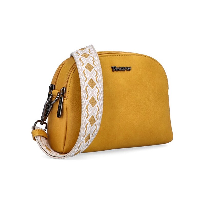 Malá výrazná crossbody kabelka Famito 8044 ZLU žlutá 115668038