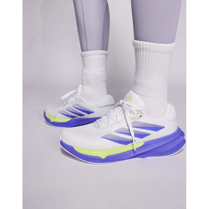 adidas performance adidas Running Supernova Stride 2 trainers in white 106157314