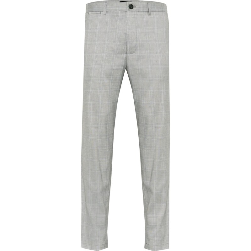 Matinique Chino kalhoty MALiam šedá / šedý melír