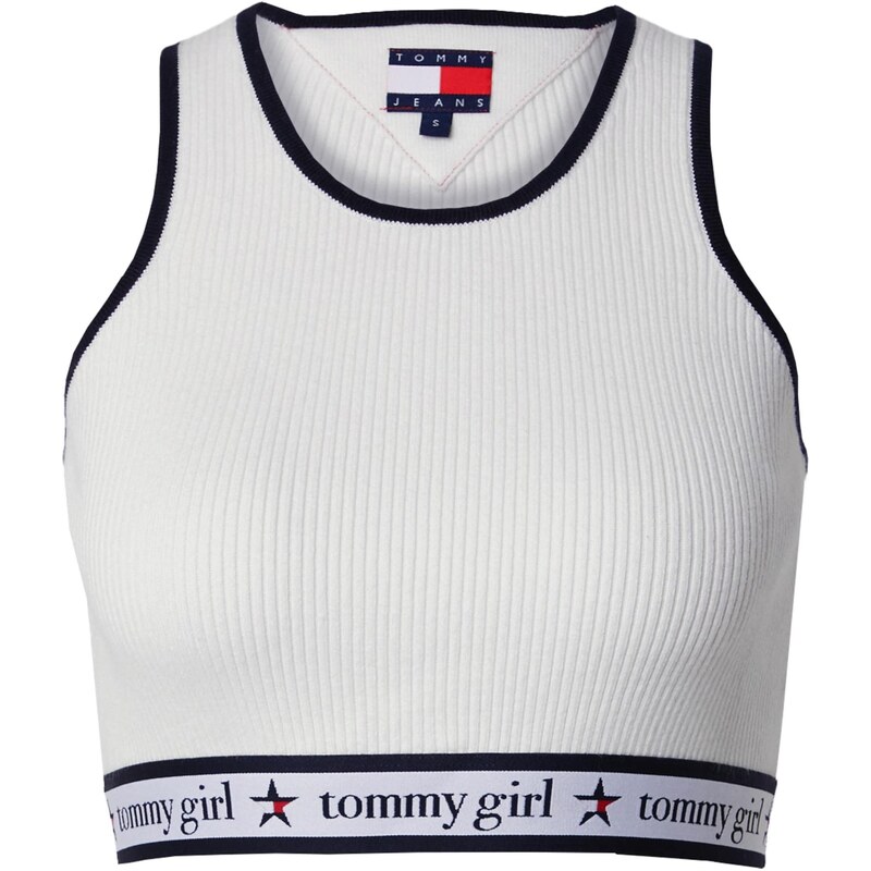 Tommy Jeans Kardigany námořnická modř / červená / bílá