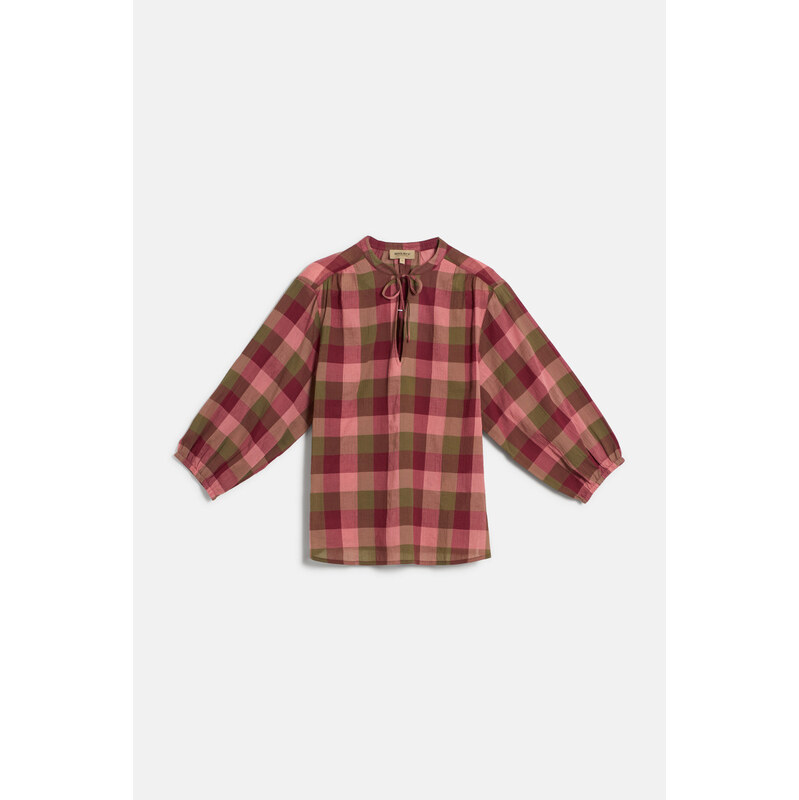 HALENKA WOOLRICH GAUZY BALOON SLEEVES BLOUSE