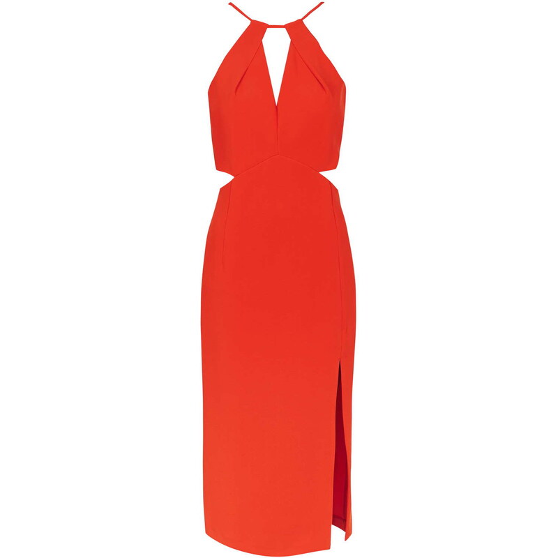 Topshop Premium Cut-Out Midi Dress