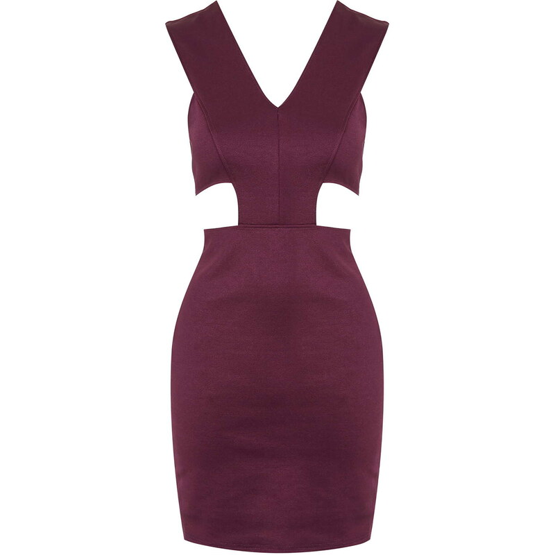 Topshop **Mauve Cut Out Dress by Twin Sister