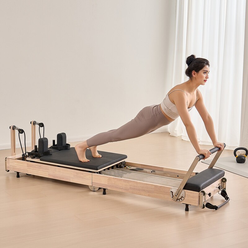 VEVOR Pilates Reformer Heimtrainer - Unisex Bis 181kg Aluminium