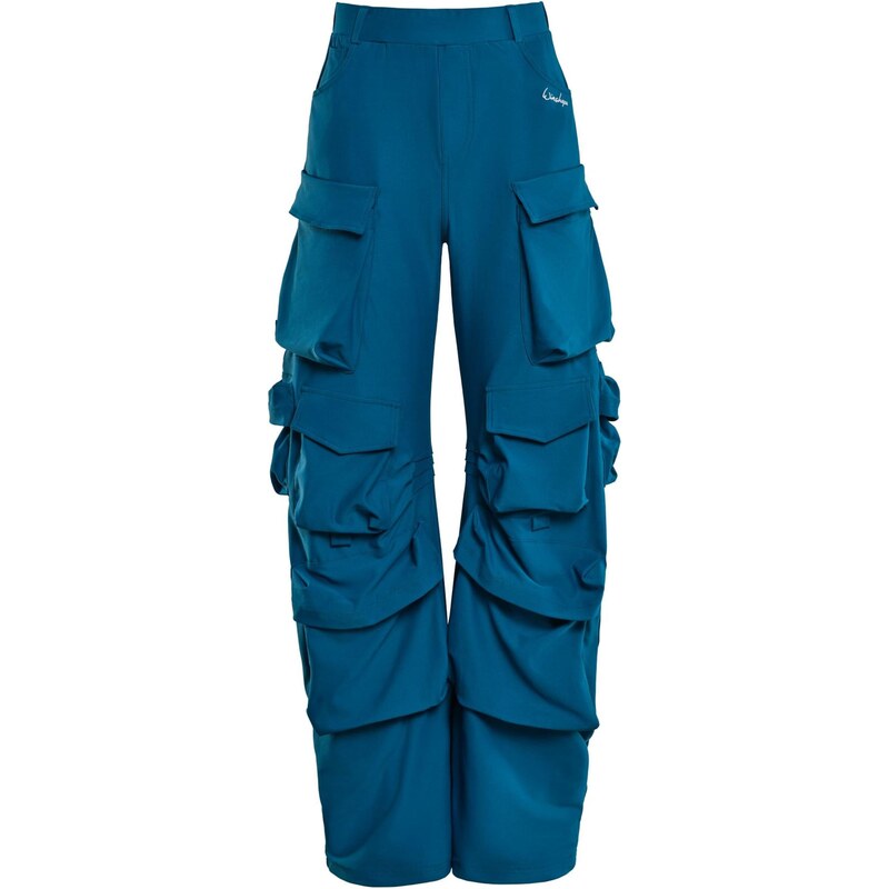 Winshape Sportovní kalhoty  CP101C  tmavě zelená
