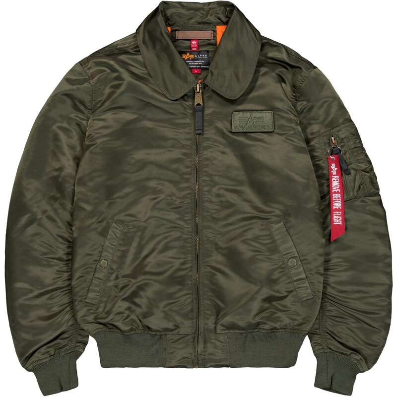 ALPHA INDUSTRIES Přechodná bunda Flying Tigers olivová /