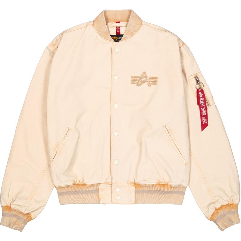 ALPHA INDUSTRIES Přechodná bunda pastelově žlutá