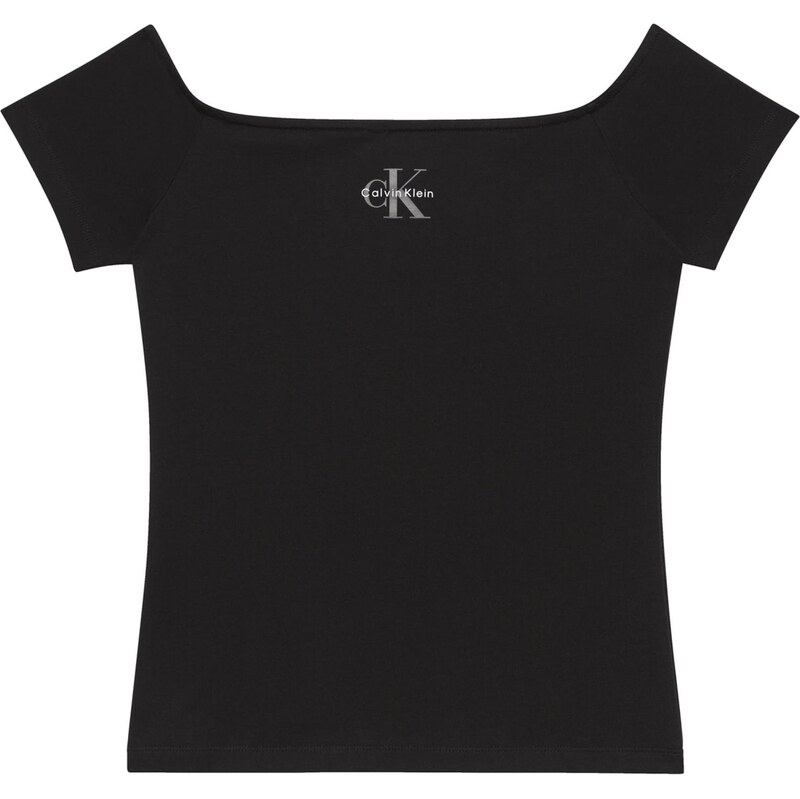 Calvin Klein Jeans Tričko šedá / černá / bílá