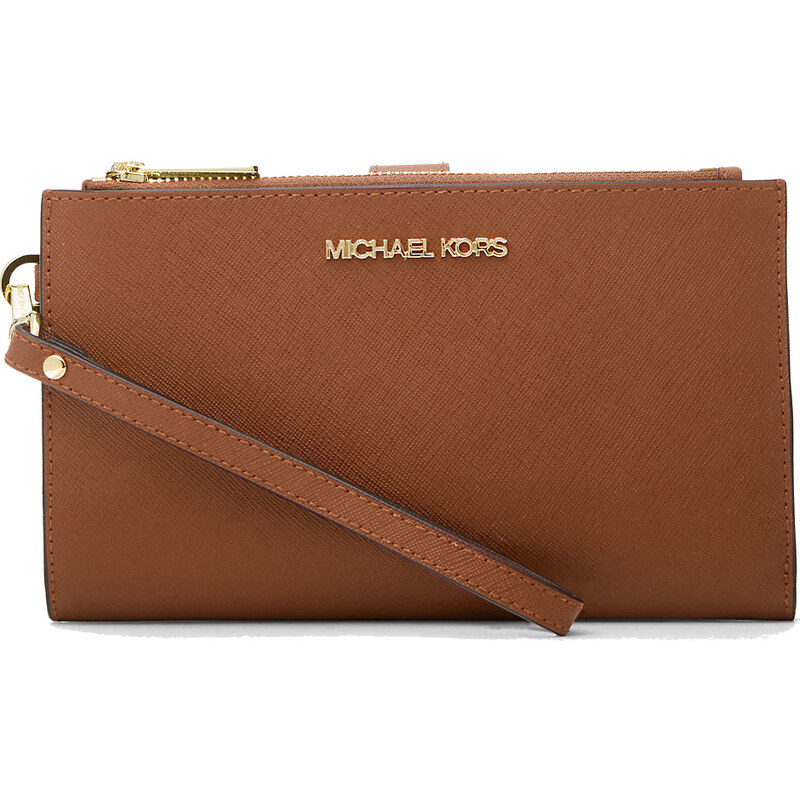 Michael Kors Jet Set Large Leather Smartphone Wristlet Wallet