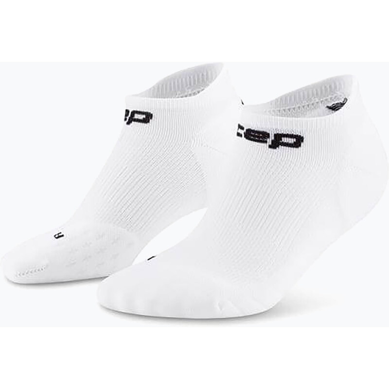 Pánské kompresní ponožky CEP Run No Show 5.0 white