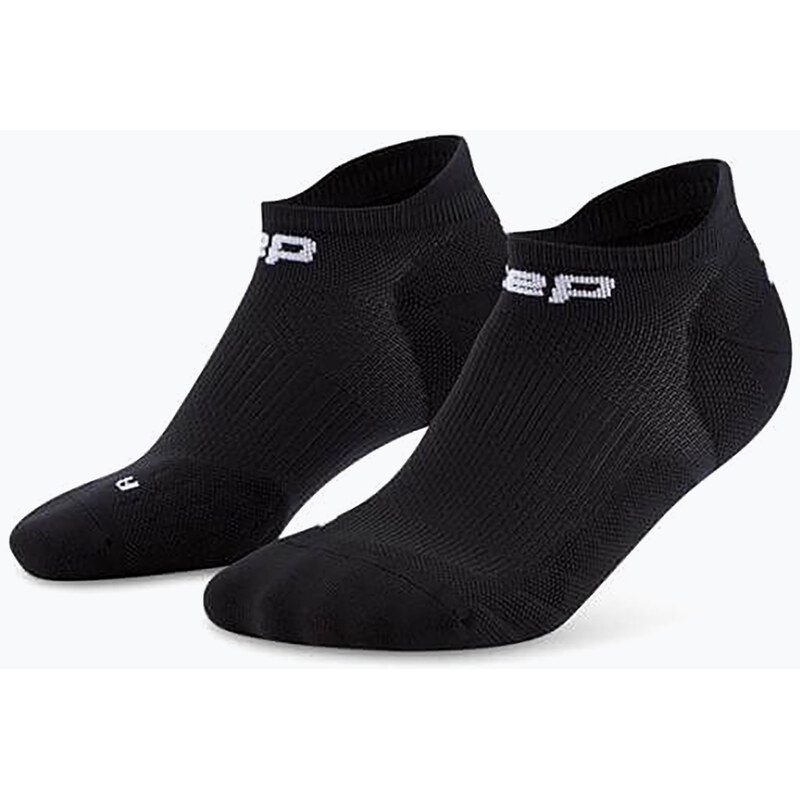 Pánské kompresní ponožky CEP Run No Show 5.0 black/lime