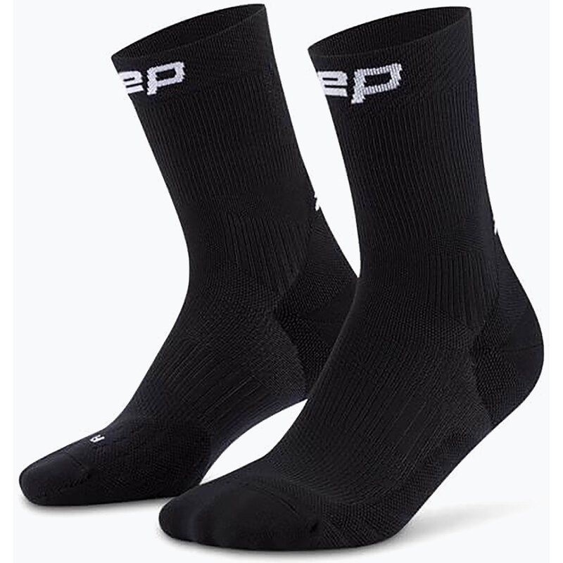 Pánské kompresní ponožky CEP Run Mid Cut 5.0 black