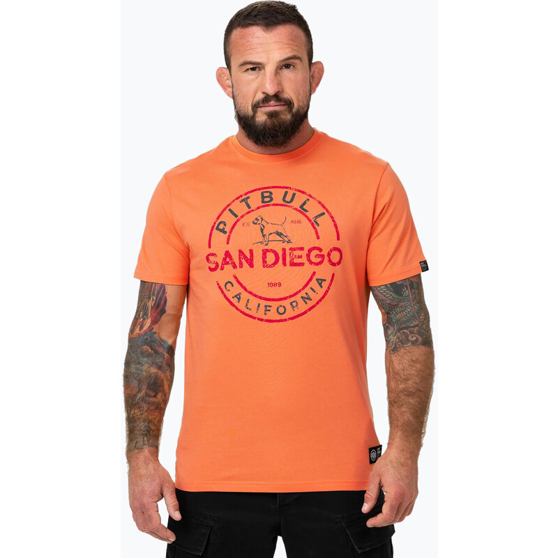 Pánské tričko Pitbull San Diego Ins. fluo orange