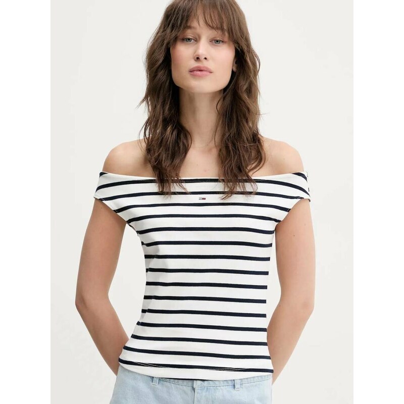 Tommy Jeans dámský pruhovaný top