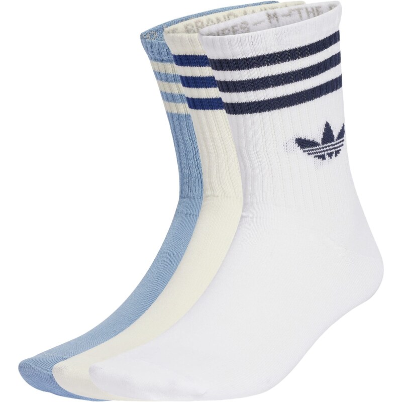 ADIDAS ORIGINALS Ponožky 3-Stripes Crew 3 Pairs marine modrá /