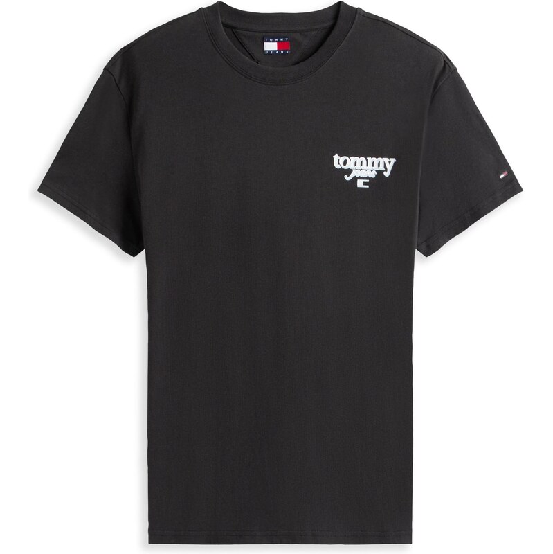 Tommy Jeans Tričko světlemodrá / černá / bílá