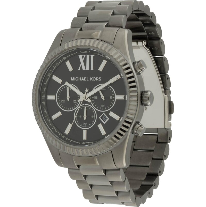 Michael Kors Analogové hodinky LEXINGTON antracitová / černá