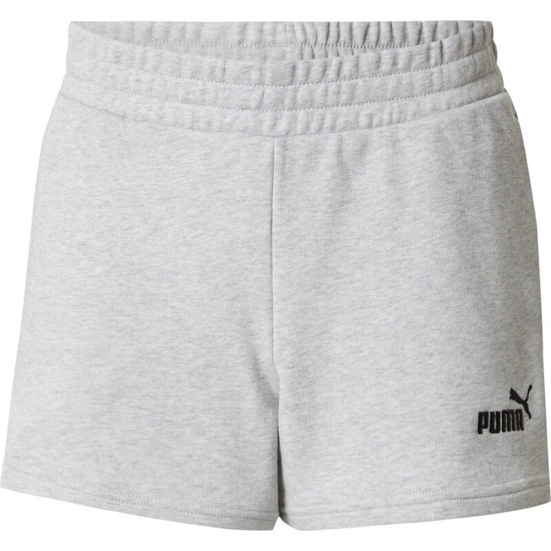 PUMA Sportovní kalhoty ESS No. 1 světle šedá / černá 106536781