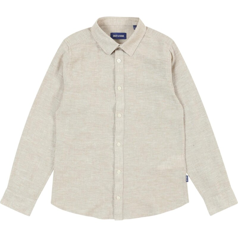 Only & Sons Junior Košile OSJCaiden tmavě béžová